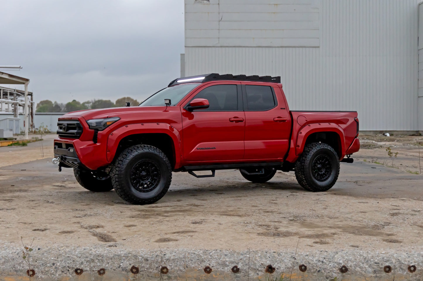 Roof Rack 40 Inch Black LED Toyota Tacoma 2WD/4WD (2024-2026) Rough Country-5