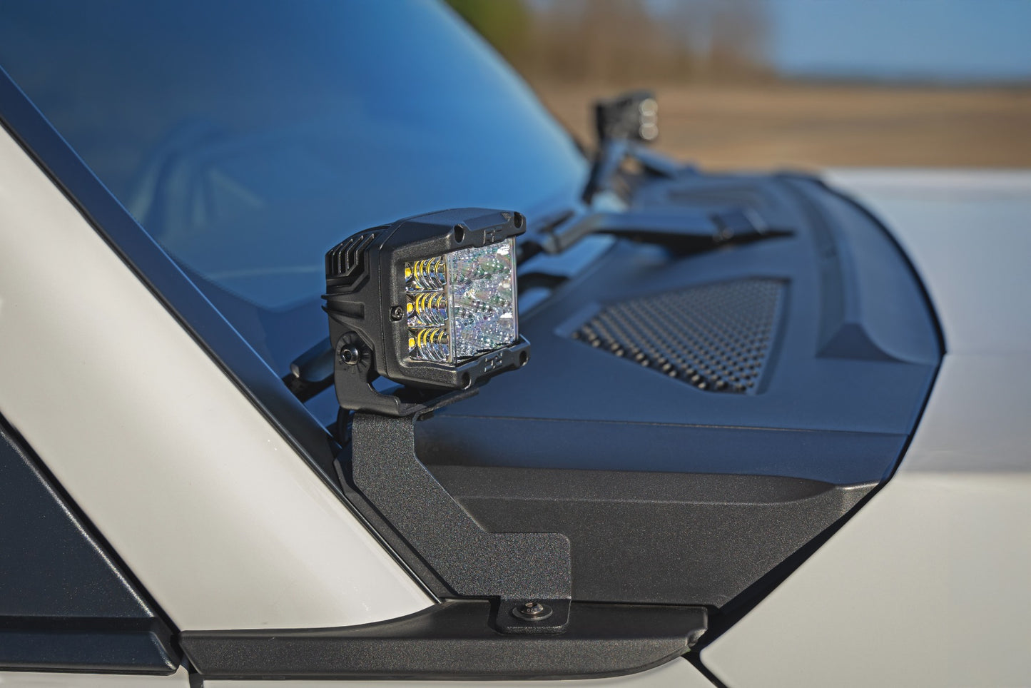 LED Light Kit Ditch Mount 3 Inch OSRAM Wide Toyota Land Cruiser (24-26) Rough Country-5