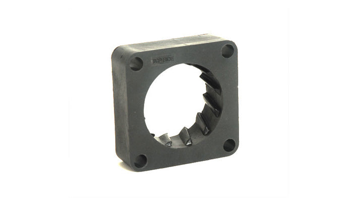 Throttle Body Spacer 1 Inch 91-06 Jeep Black Volant