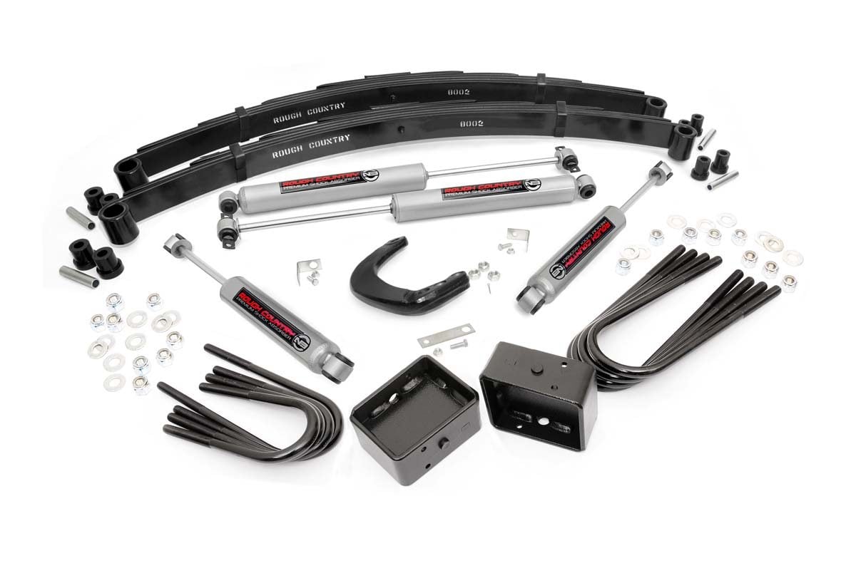 4 Inch Lift Kit | RR Blocks | Chevy/GMC C10/K10 Truck & SUV/K5 Blazer (73-76) Rough Country