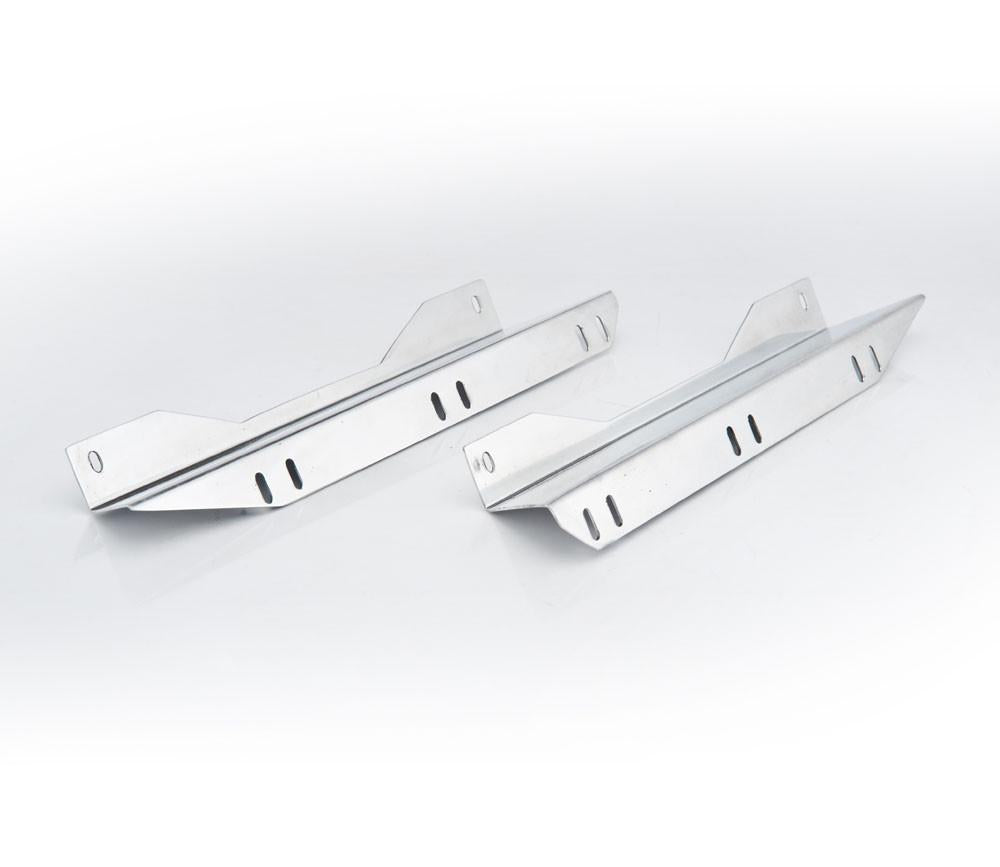 Polished Finish Aluminum Fan Brackets for Downflow Radiator w/Dual 11 Fans For 55-59 Chevrolet/GMC Truck Radiator Be Cool