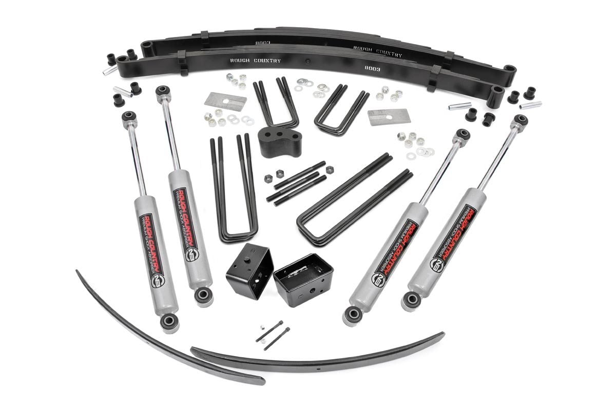 4 Inch Lift Kit | Rear Blocks | Dodge/Plymouth Ramcharger/Trailduster (74-77) Rough Country
