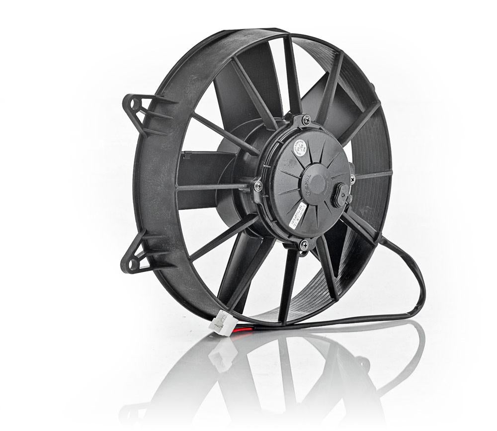10 Inch Electric Pusher Fan Euro Black High Torque Radiator Be Cool