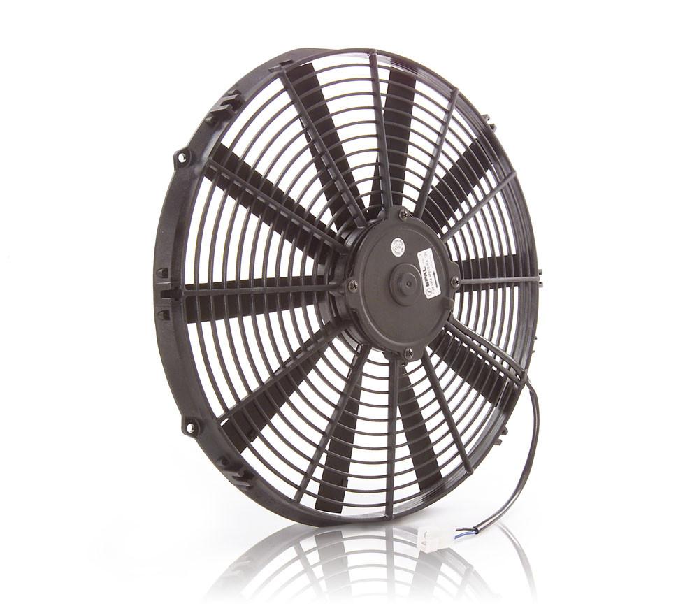 16 Inch Electric Pusher Fan Euro Black Medium Profile Radiator Be Cool
