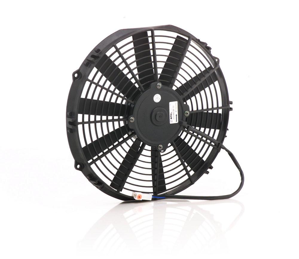 11 Inch Electric Puller Fan Qualifier Euro Black Thin Line Radiator Be Cool
