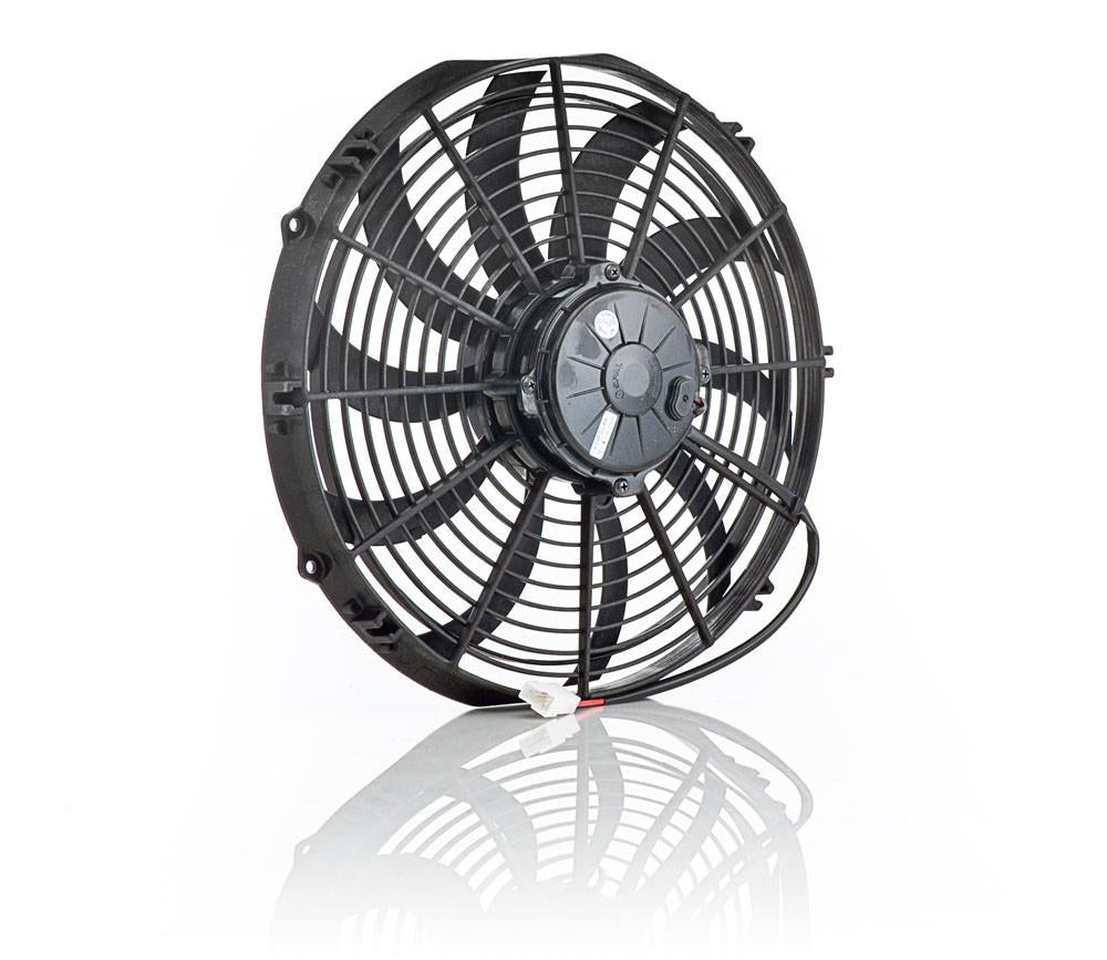 14 Inch Puller Fan Qualifier Euro Black Radiator Be Cool