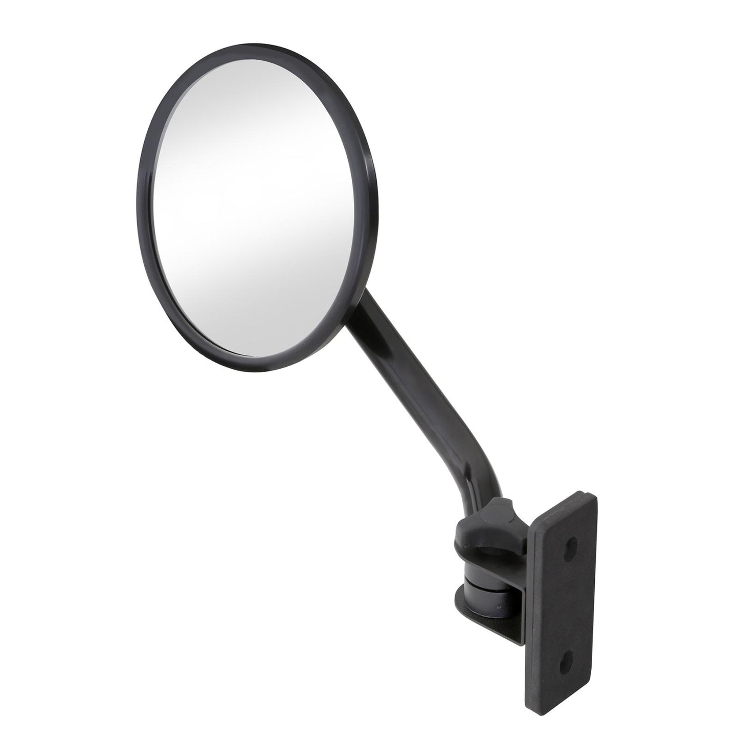 Trail Mirrors Black 6in Round Pair 97-06 TJ 07-18 Wrangler JK Smittybilt