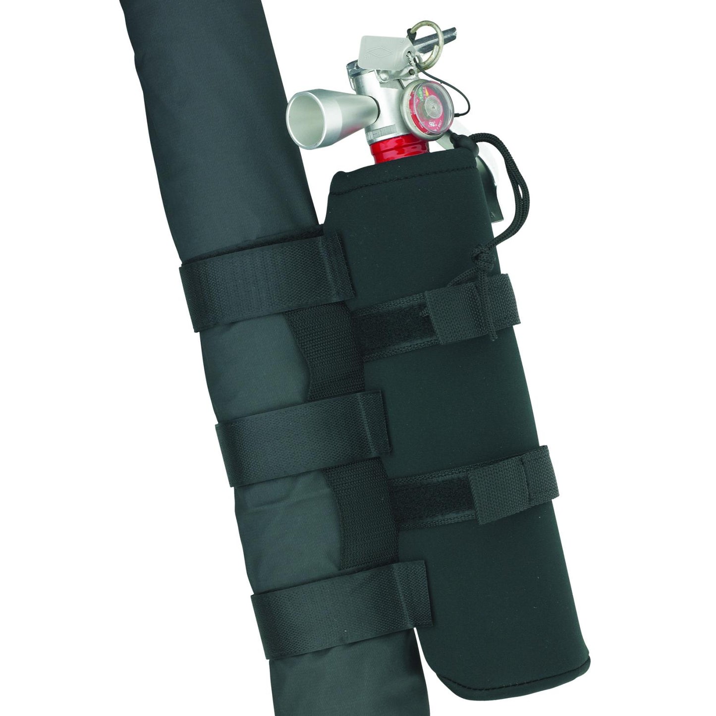 Roll Bar Mount 25 Lb Fire Extinguisher Holder Black Smittybilt