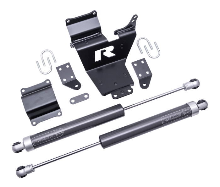10 Lug Dual Steering Stabilizer Kit 2005-2026 Ford F-450/F-550 Super Duty 4WD Diesel ReadyLIFT-1