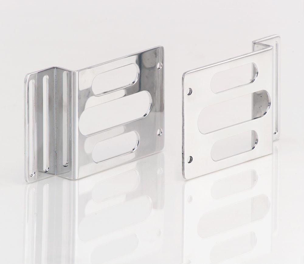 Universal AC Condenser Brackets Polished Finish Aluminum Radiator Be Cool