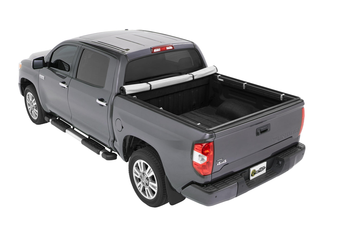 Supertop For Truck 2 Tonneau Covers For Toyota 2016-2024 Tacoma 5.0 Foot Black Diamond Bestop-1