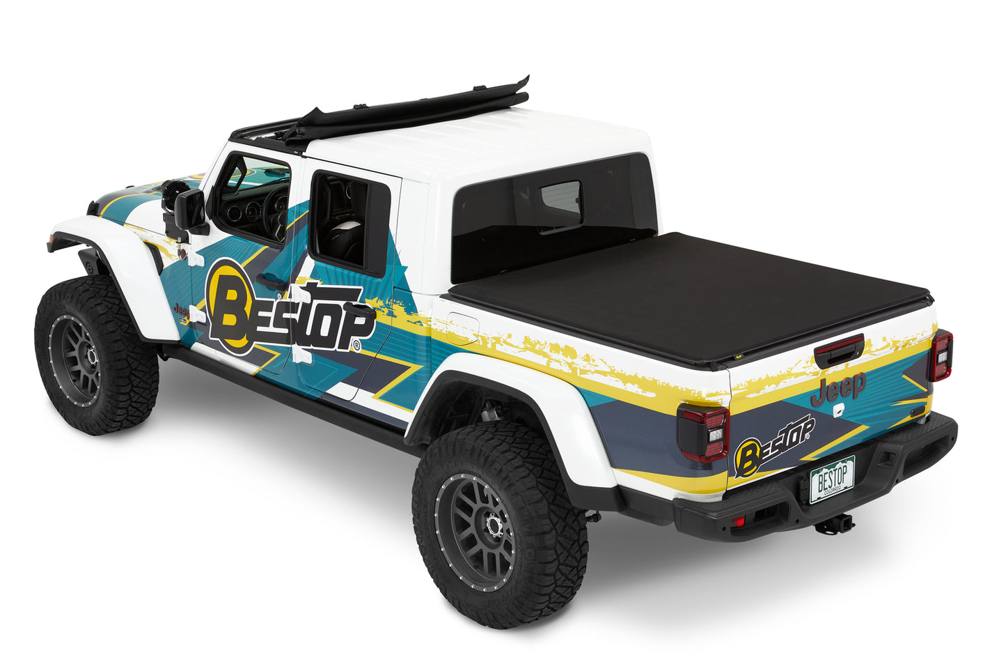 Supertop For Truck 2 Tonneau Covers For Jeep 2020-2024 Gladiator Black Diamond Bestop-7