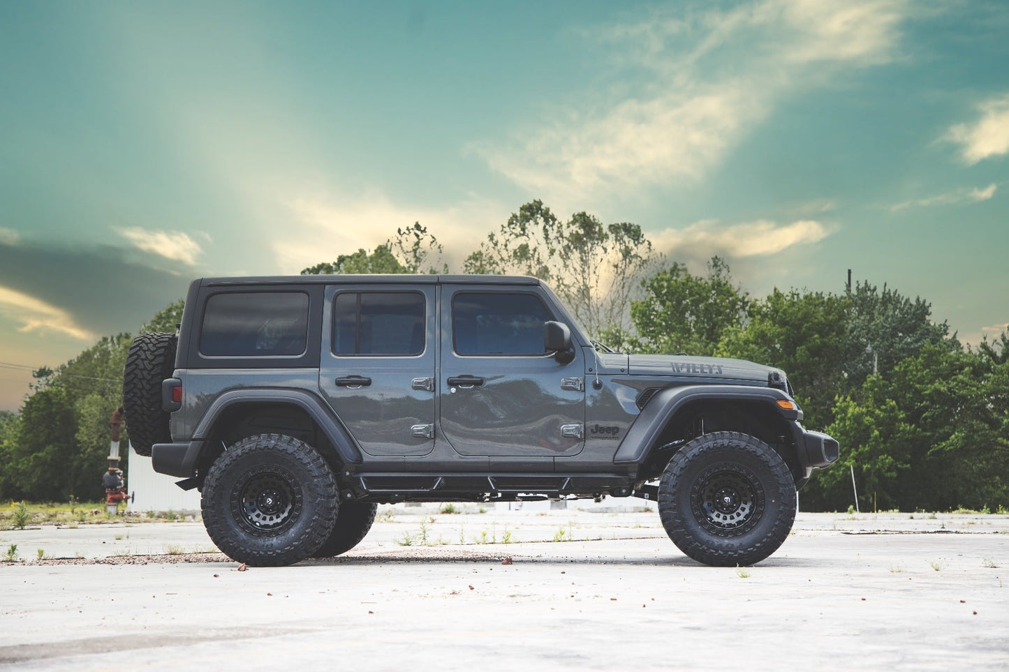 3.5 Inch Lift Kit C/A Drop 4-Door EcoDiesel Jeep Wrangler Unlimited (20-23) Rough Country-4