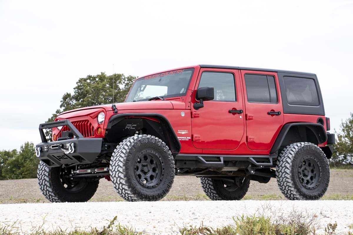 4 Inch Lift Kit Long Arm Jeep Wrangler Unlimited 2WD/4WD (2007-2011) Rough Country-5