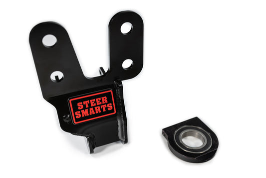 Jeep Sector Shaft Brace with Frame Side Track Bar Reinforcement Bracket Yeti XD For 07- 18 Wrangler JK/JL/Gladiator JT All Models Steer Smarts-1