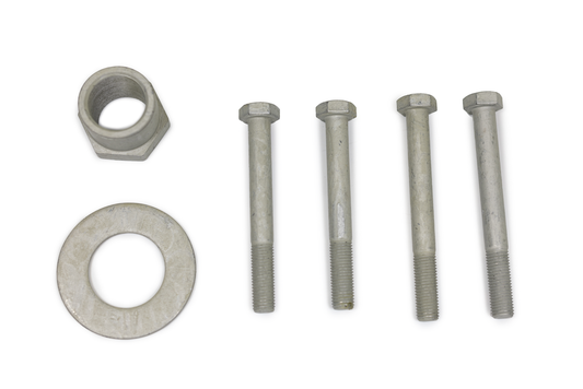07-24 Jeep Wrangler/Gladiator JK/JL/JT Big Bore Sector Shaft Brace Supplemental Hardware Kit Steer Smarts-1