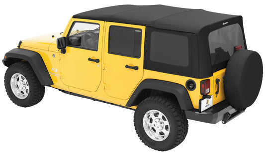 Replace-A-Top for OEM Hardware For Jeep 2007-2009 Wrangler JK 4 Door Tinted No Door Skins Included Bestop-1