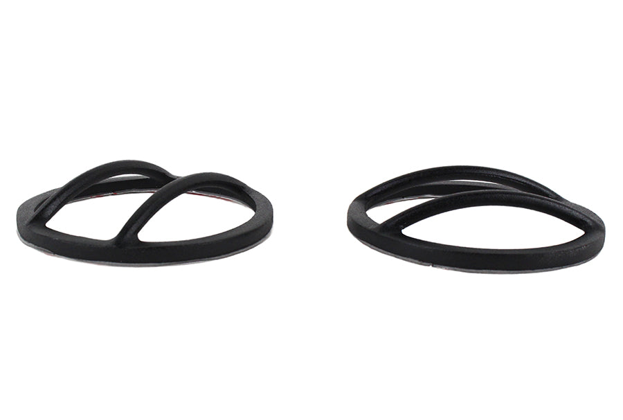 Jeep JK Fog Light Cover Pair 07-18 Wrangler JK Textured Black Kentrol-3