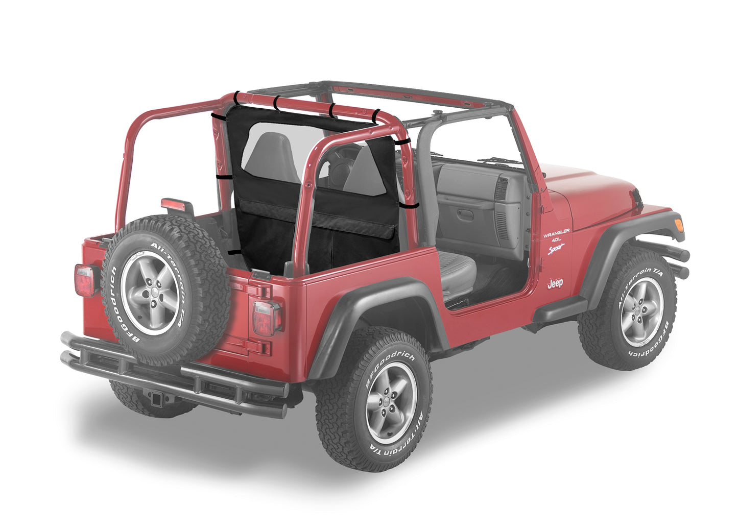 Standard Windjammer For Jeep 1980-1983 CJ5 Black Diamond Bestop