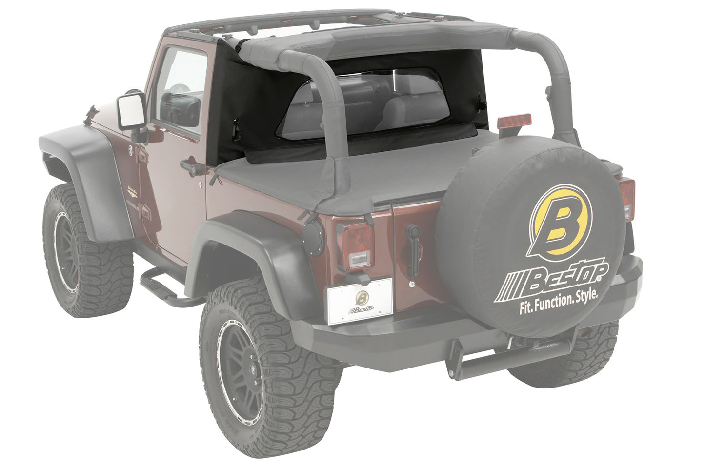 Bestop Wrap-Around Windjammers For Jeep 1997-2002 Wrangler TJ Bestop