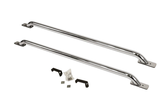 Stake Pocket Bed Rail Chrome 2014-2018 Silverado/Sierra 1500 Go Rhino-1