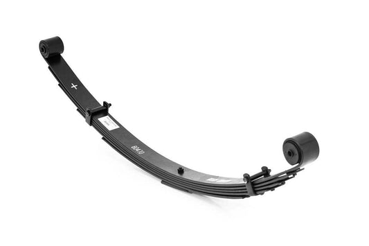 Rear Leaf Springs 4 Inch Lift Pair Jeep Cherokee XJ 2WD/4WD (1984-2001) Rough Country-1