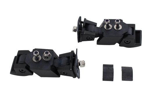 Jeep JK Hood Catch Pair 07-18 Wrangler JK Textured Black Kentrol-1