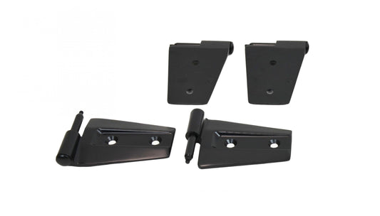 Jeep JK Door Hinge Set 4 Pieces 2 Door 07-18 Wrangler JK Textured Black Kentrol-1