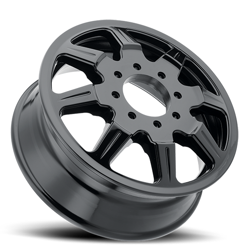 Dually Monstir Dually 8101 GB 22x8.25 Inner Dually Black Cast Aluminum Mayhem Wheels-1