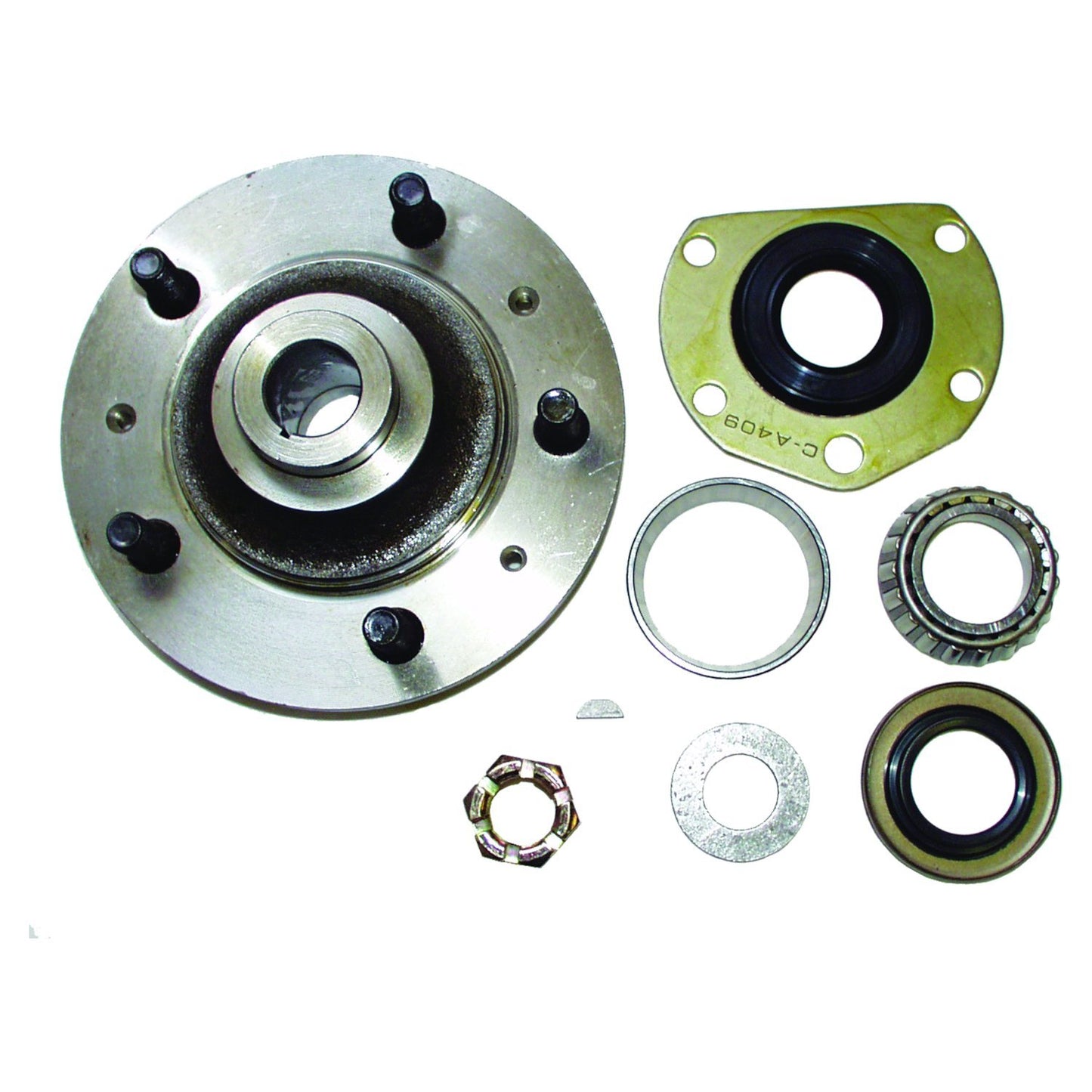 Axle Hub Kit for 1976-1986 Jeep CJ-5, CJ-7, CJ-8 w/ AMC 20 Rear Axle Crown Automotive