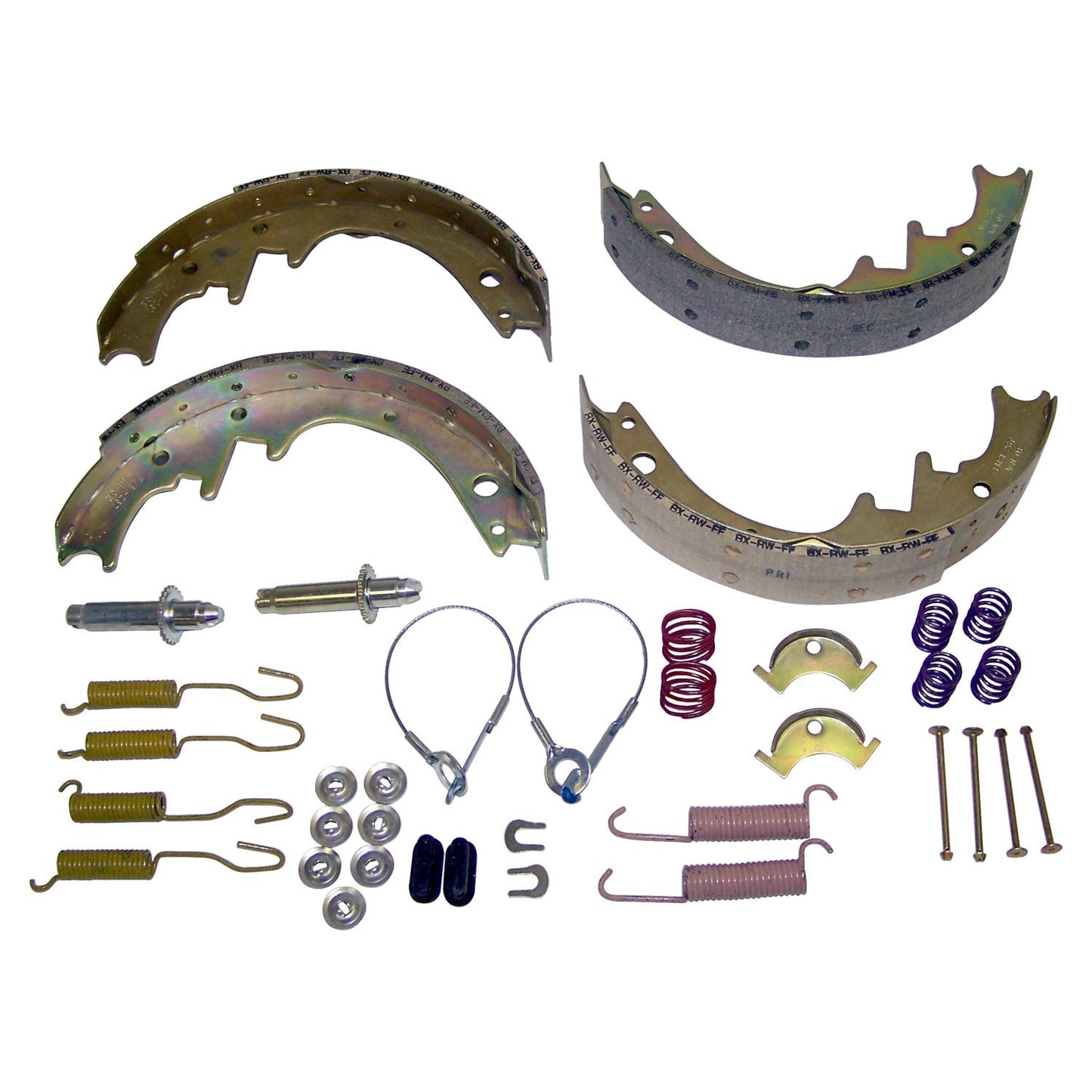 Brake Shoe Service Kit for 86 Jeep CJ-7, CJ-8 w/ D44 Rear Axle, 10 Inch x 1.75 Inch Bks. Crown Automotive