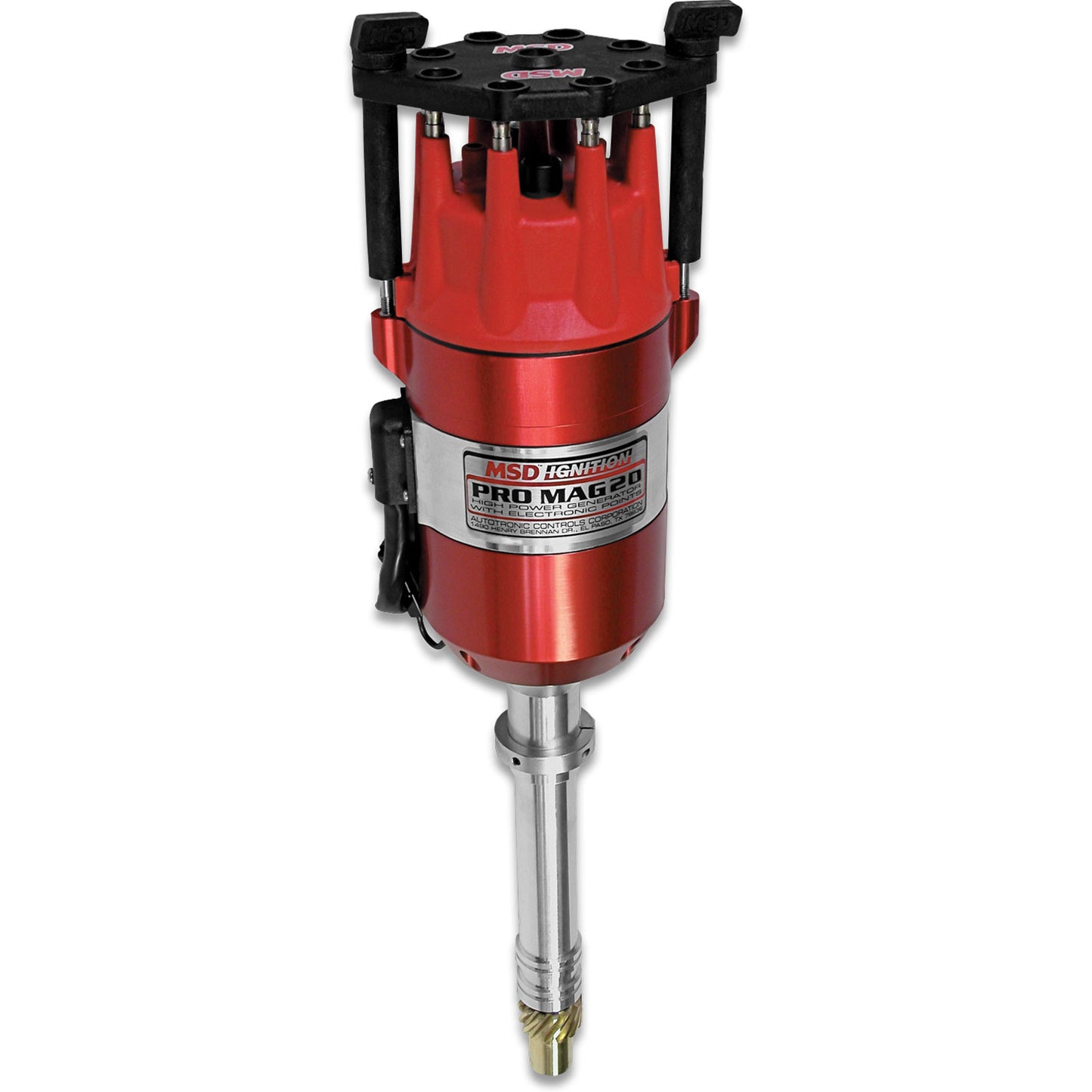 Pro Mag 20 Amp Generator, Chevy V8, Tall, The 20 Amp Magneto Is A Favorite In Alcohol Slurping Engines Such Sportsman Dragsters And Quick-8 Racers MSD Ignition