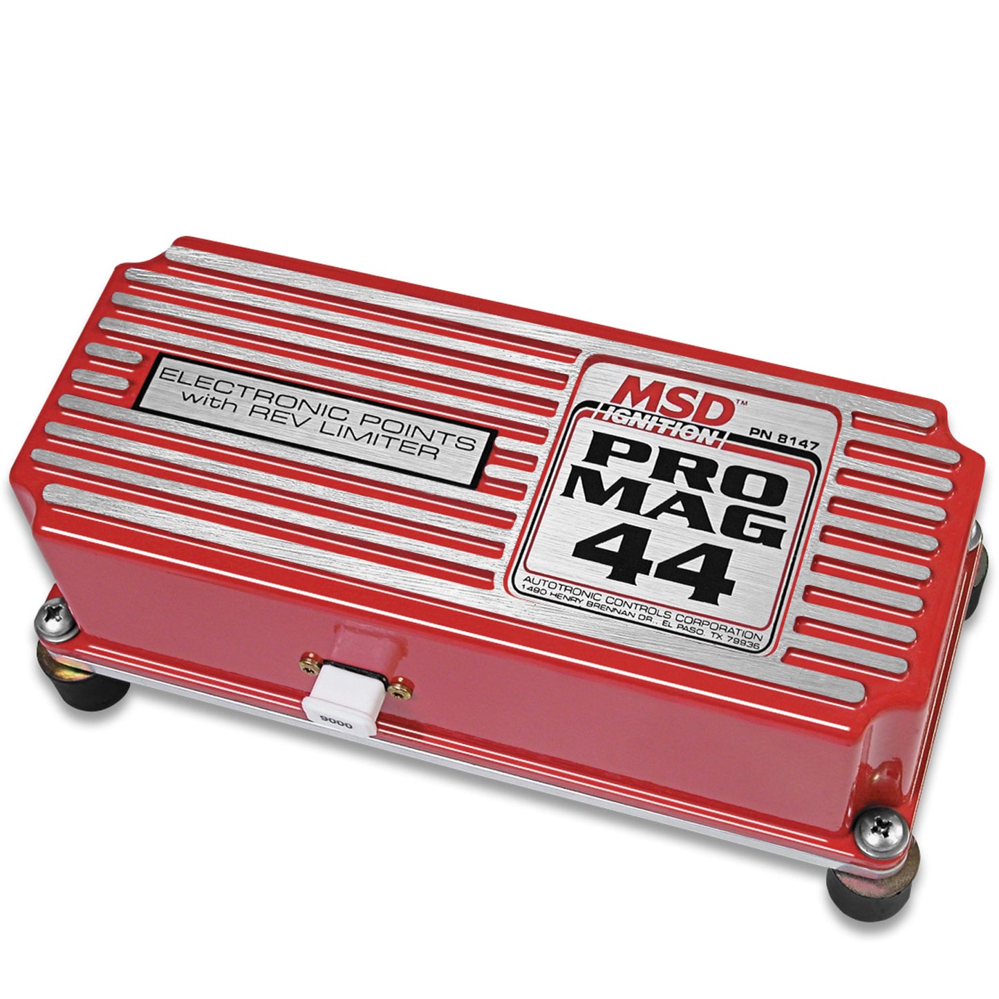 Pro Mag 44 Amp Electronic Points Box Red The Electronic Points Box With Rev Limiter Is Responsible For Controlling The Pro-Mag 44 Energy MSD Ignition-4
