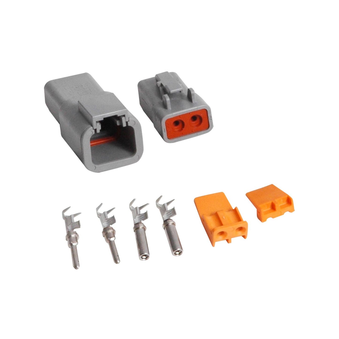 Deutsch Connector 2-Pin 12-14 Gauge Supplied With Terminals, Seals, And Housings MSD Ignition