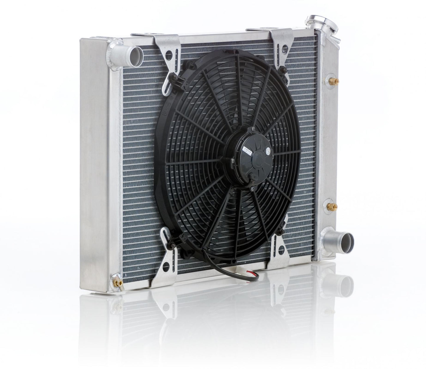 Radiator Module Direct-Fit Natural Finish for 59-70 Chevrolet Bel Air/Biscayne/Caprice/Impala Radiator Be Cool-1