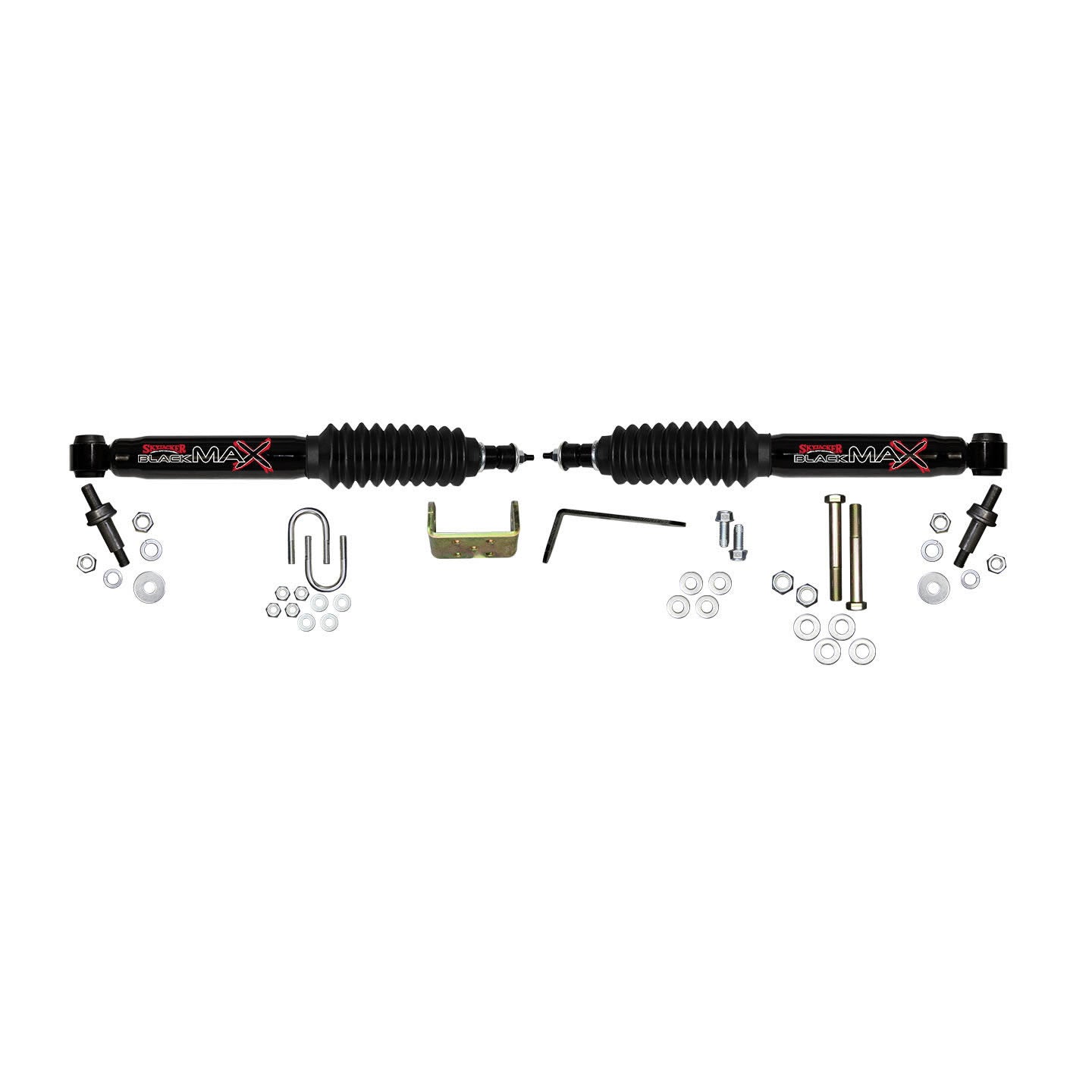 Steering Stabilizer Dual Kit Black Dual Kit Can Only Be Used w/ Suspension Lift Skyjacker