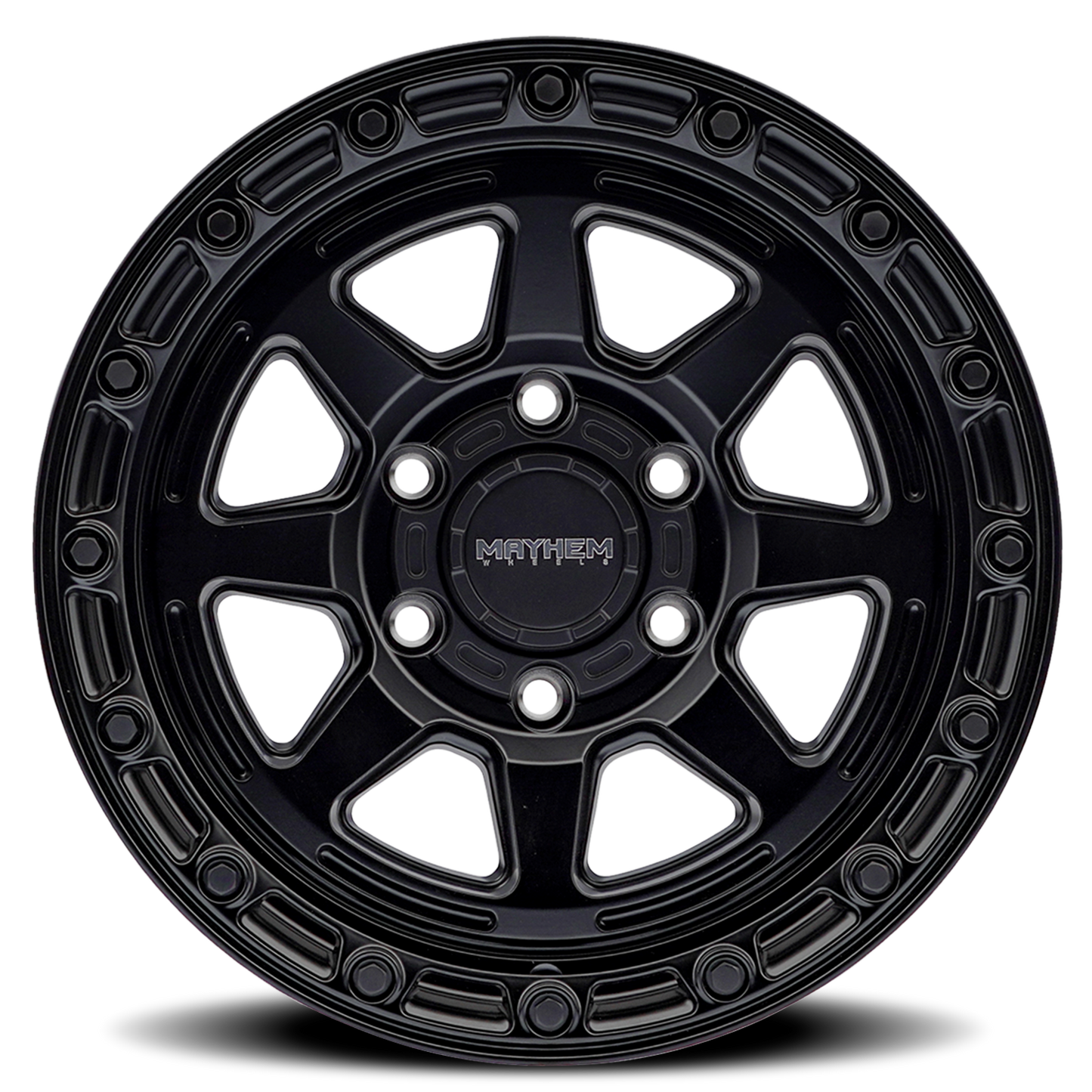 Offroad Ridgeline 8306 MB 17x8.5 Black Cast Aluminum Mayhem Wheels-7