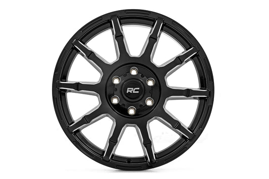 83 Series Wheel One-Piece Gloss Black 20x9 Rough Country-1