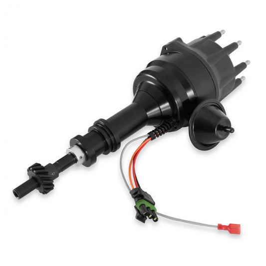 Black Ford 351C 460 Ready-To-Run Distributor Black Ready-To-Run Distributor Stealthy Good Looks To Your Chevy, Ford Or Chrysler A Snap MSD Ignition-1