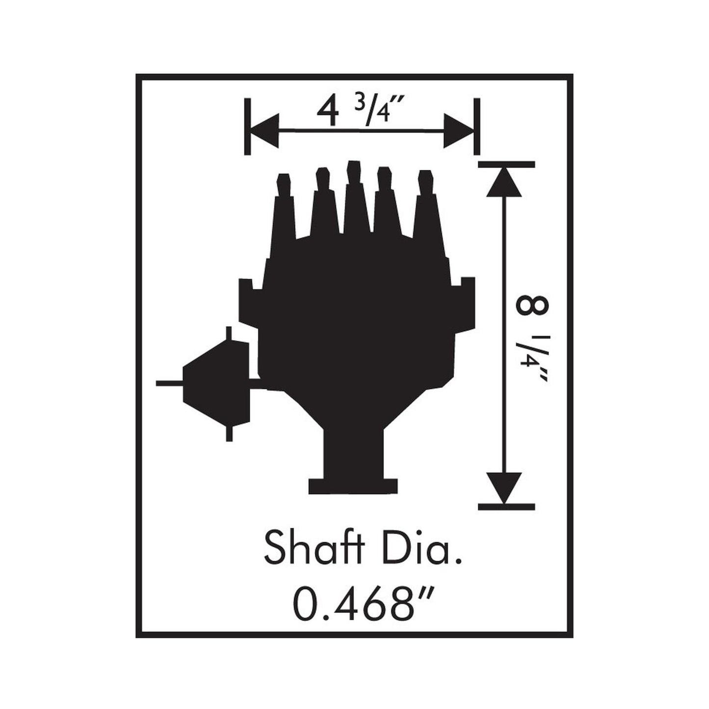 Ford 289/302 Ready-To-Run Distributor, Steel Gear Ready-To-Run Distributors Include A Built-In Module. No Control Required. Includes A Steel Gear And A Rev Limiter MSD Ignition-5