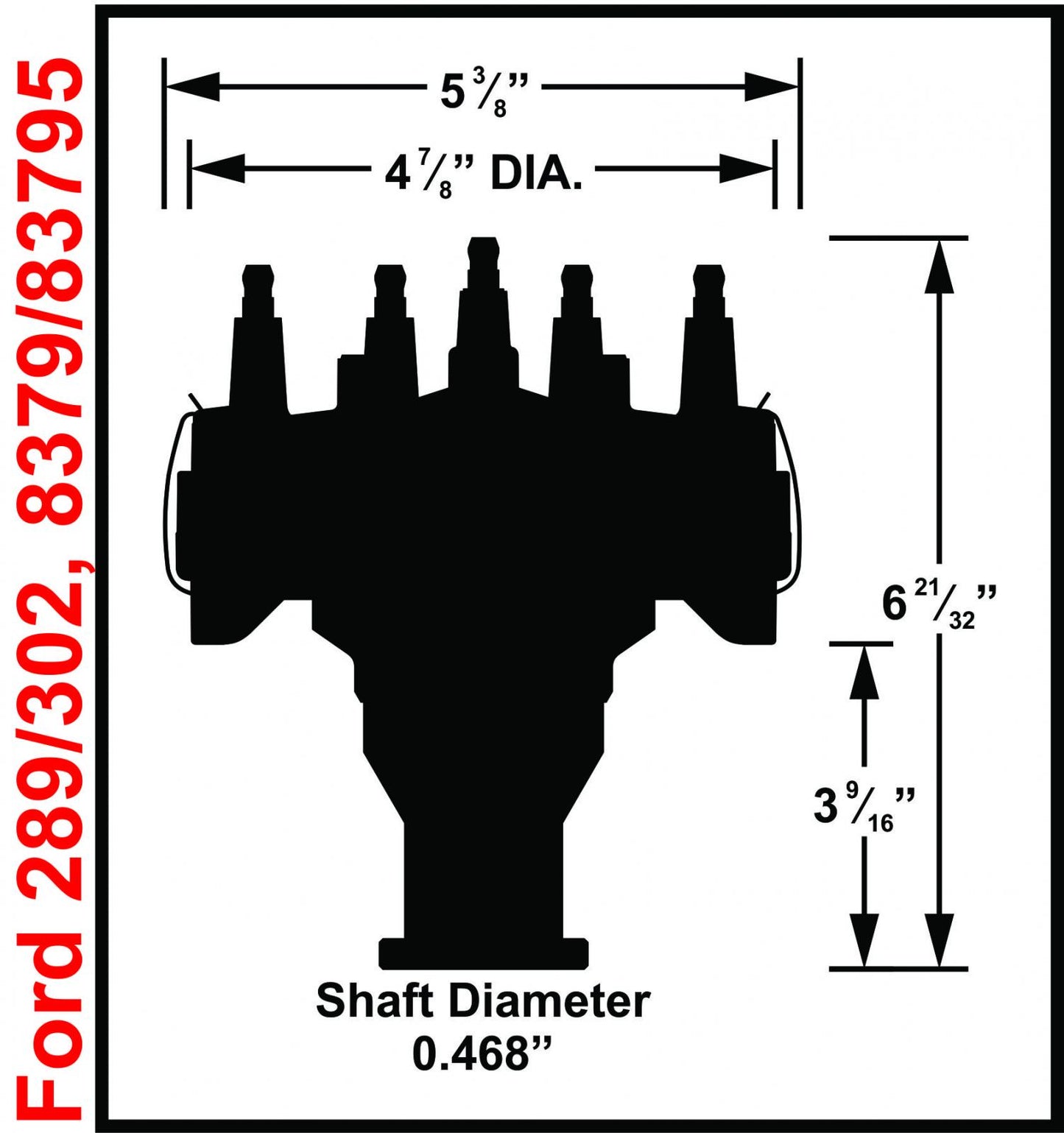 Ford 289 / 302 Crank Trigger Distributor Distributor Designed For Race Applications Using Crank Trigger Systems MSD Ignition-3