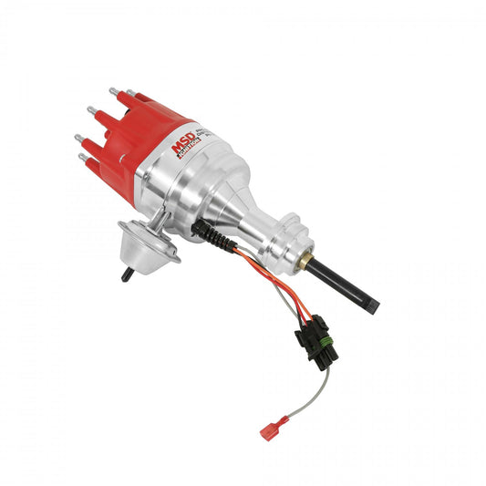 Chrysler 426-440 Ready-To-Run Distributor Fits 426, 440 Chryslers. Ready-To-Run Distributors Include A Built-In Module. No Control Required. Includes A Built-In Rev Limiter MSD Ignition-1