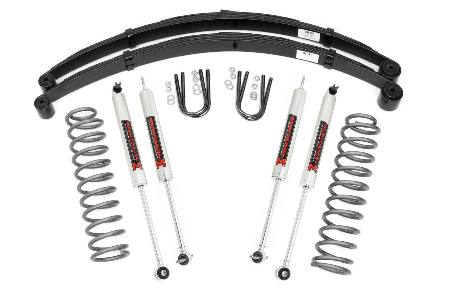 3 Inch Lift Kit | RR Springs | M1 | Jeep Cherokee XJ 2WD/4WD (1984-2001) Rough Country