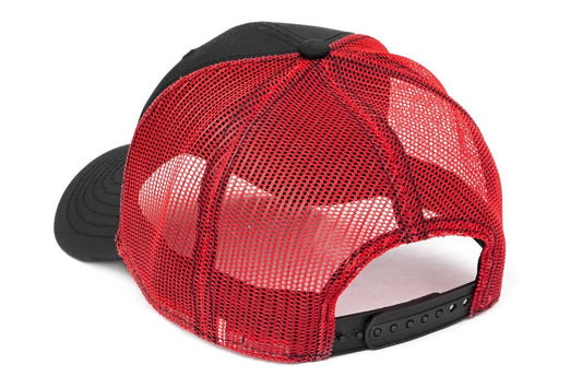 Mesh Hat Black & Red Rough Country-1