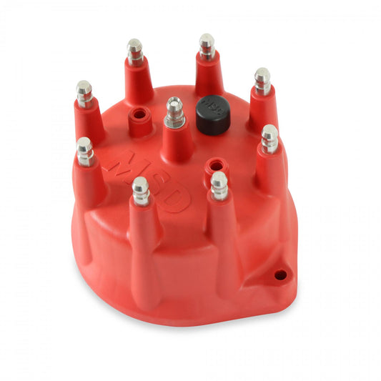 Red Distributor Cap Red Cap Fits Pn 8570, Pn 8545 And Pn 8546 MSD Ignition-1