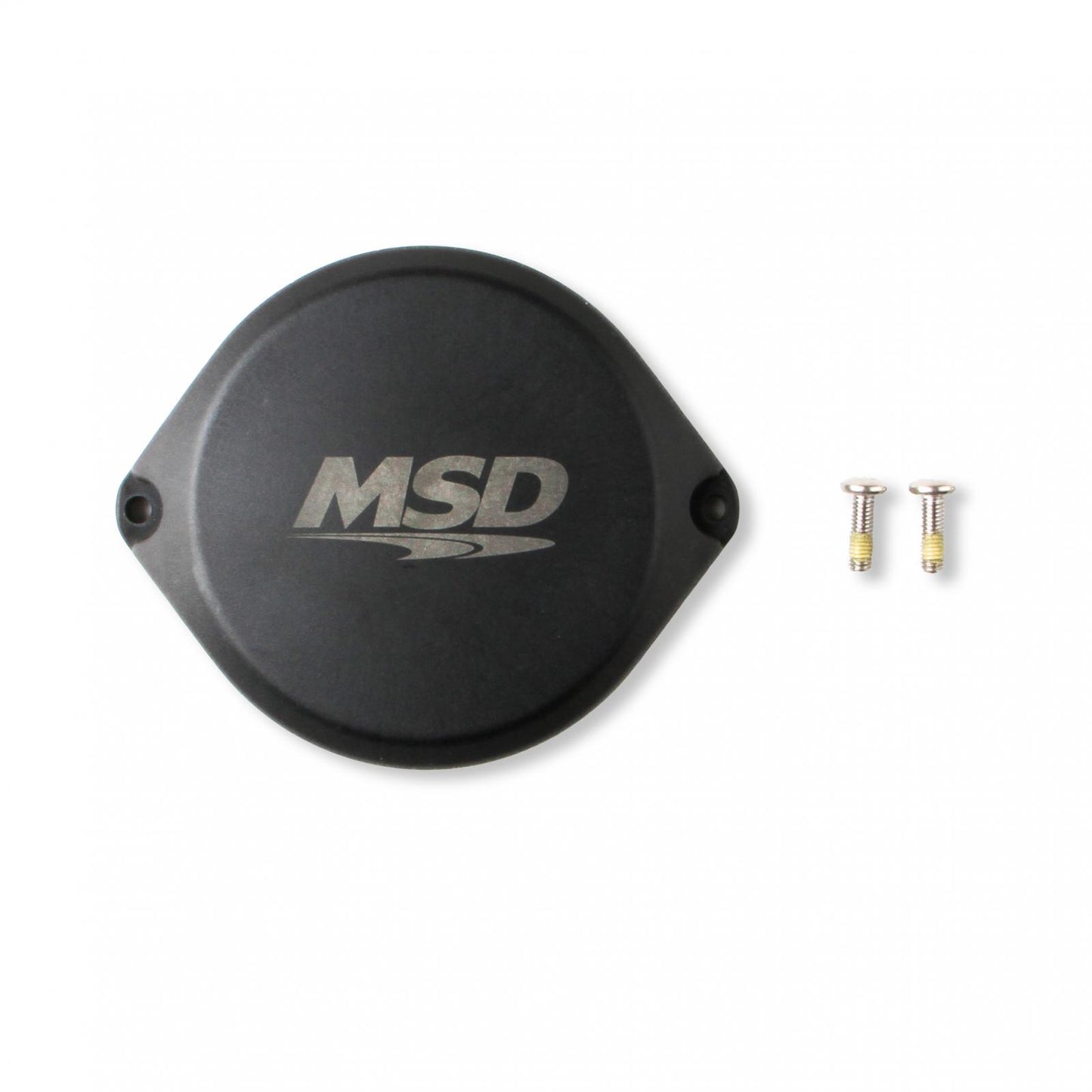 Cop Blank Cap For Dual Sync Distributors, Black Blank Cap For Pro-Billet Hall Effect Dual Sync Distributors MSD Ignition-1