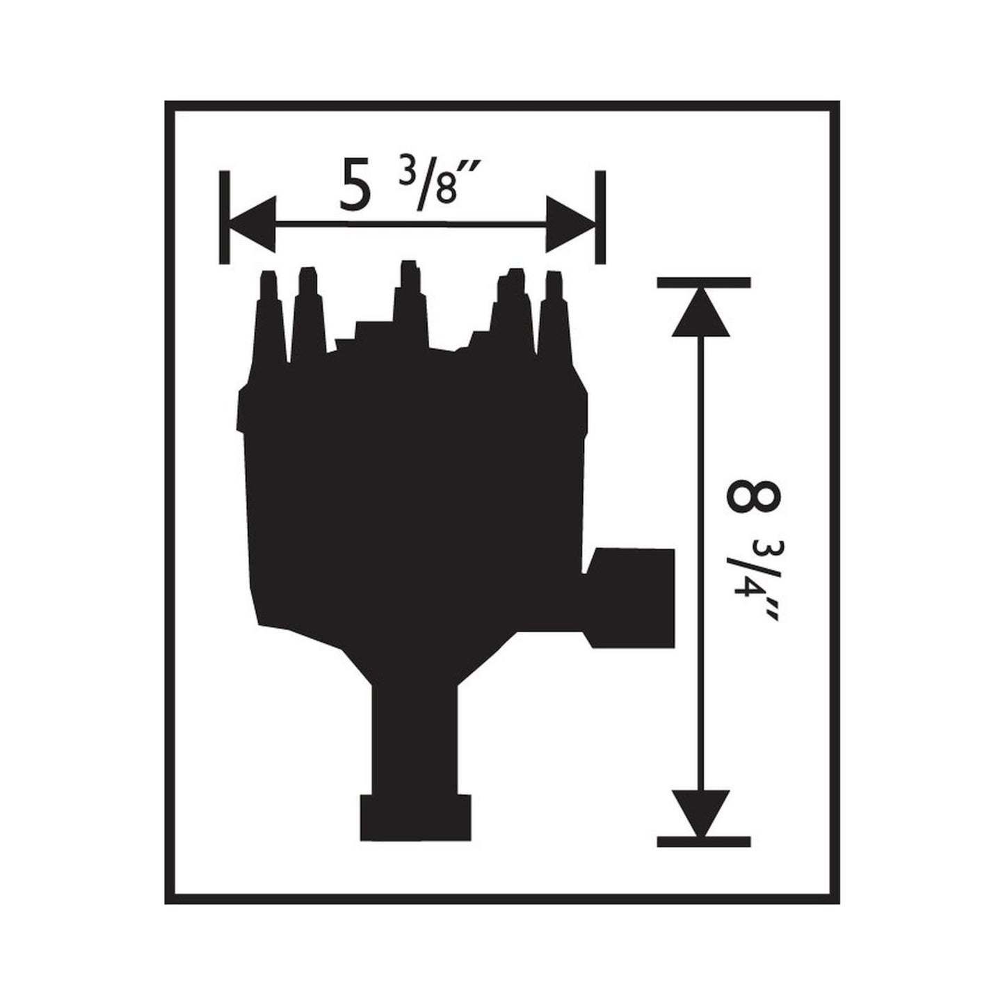 Ford TFI EFI 351W Pro-Billet Distributor Steel Gear For Factory Roller Cam MSD Ignition-11