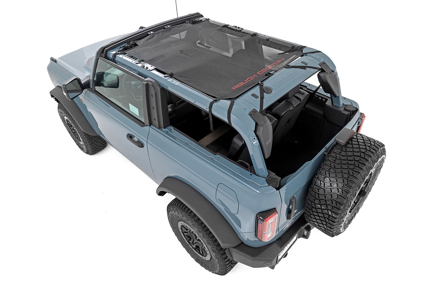 Mesh Bikini Top Plus Black Ford Bronco 4WD (2021-2025) Rough Country-5