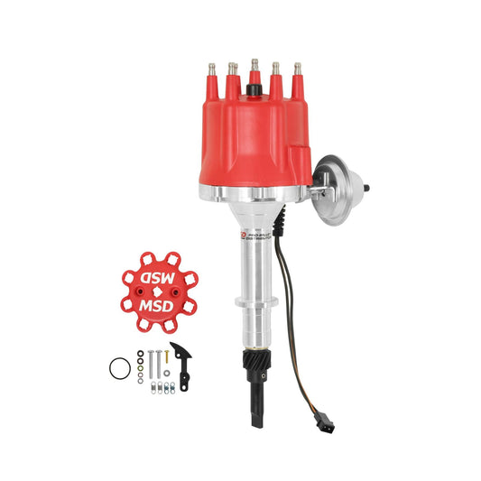Amc Jeep 232-258 Distributor Under The High-Quality Terminal Cap Of Each Distributor Is 'S Race-Proven Magnetic Pick-Up MSD Ignition-1