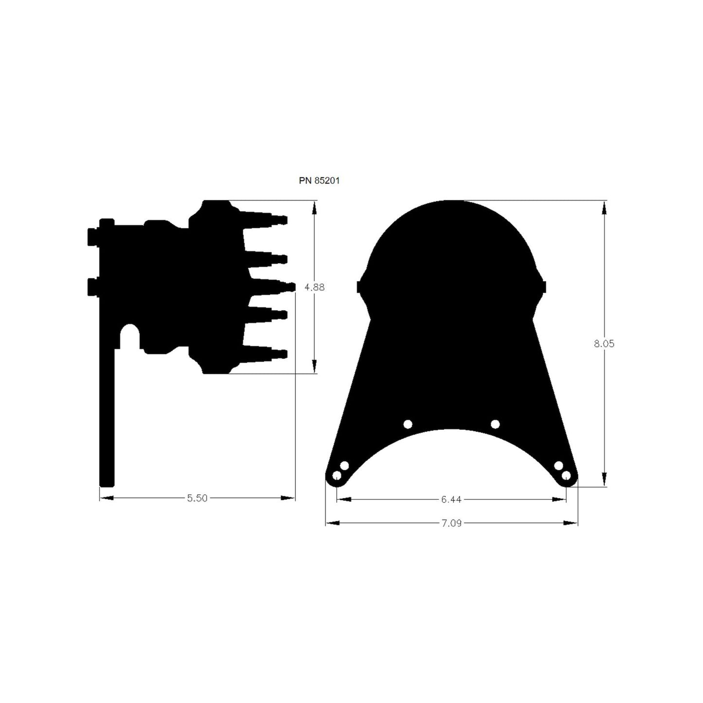 Front Drive Distributor With Adjustable Cam Sync Big Block Chevy Front Drive Distributor With Adjustable Hall-Effect Cam Sync Sensor Ideal For Triggering EFI Systems MSD Ignition-21